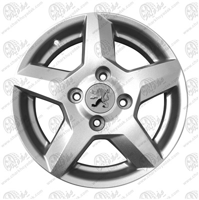 رینگ اسپرت سایز 14 کد 042 نقره ای اروند ( پژو206،پژو207،رانا )